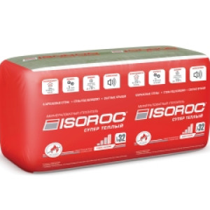 Isoroc Super Warm Изорок супер Теплый 1000x610x50 мм