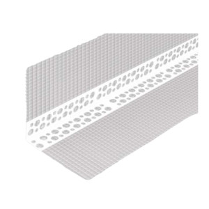 Уголок перфорированный ПВХ с сеткой 100*150*3000мм, РБ