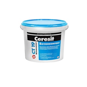 Грунтовка Ceresit CT 19 адгезионная Бетонконтакт (10 л/15 кг)
