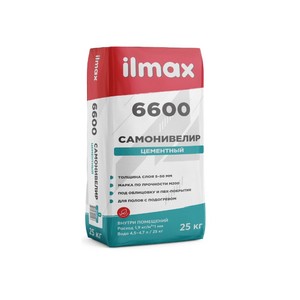Самонивелир цементный ilmax 6600 25 кг