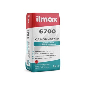 Самонивелир цементный ilmax 6700 25 кг