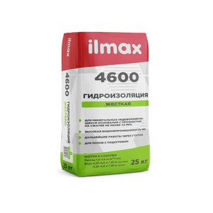 Гидроизоляционный состав ilmax 4600 aqua-stop 25 кг