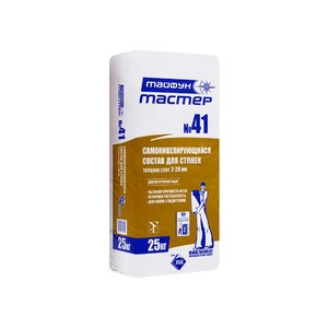 Состав Тайфун Мастер №41 самонивелирующийся для стяжек  25 кг